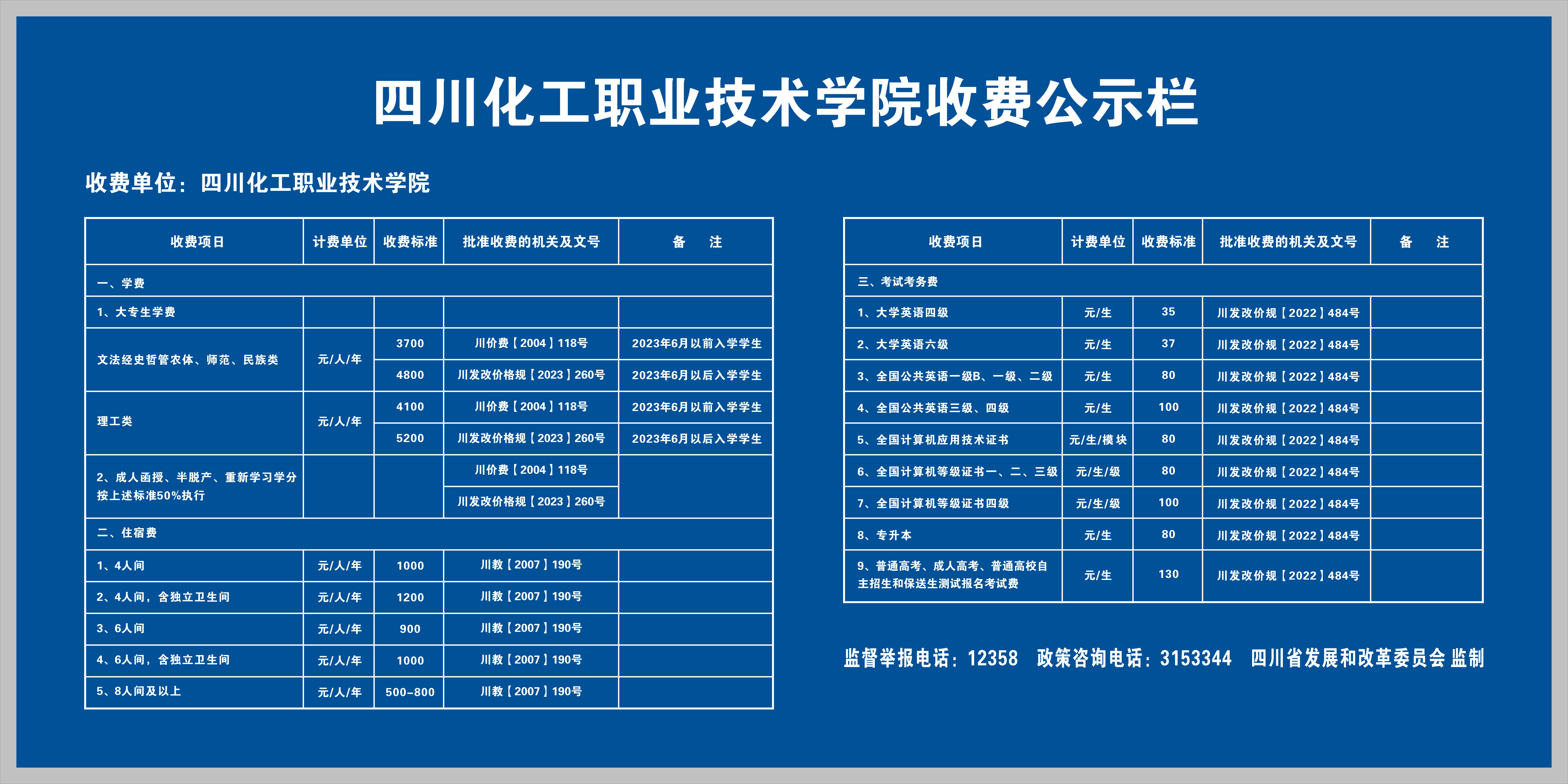 四川化工职业技术学院收费...